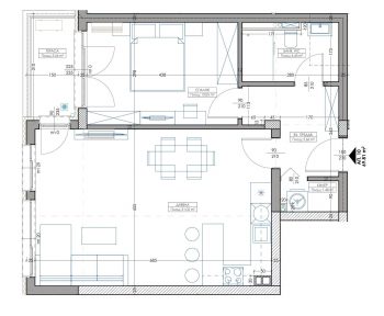 Двустайни апартаменти - Azalia Residence, ж.к. Владислав Варненчик